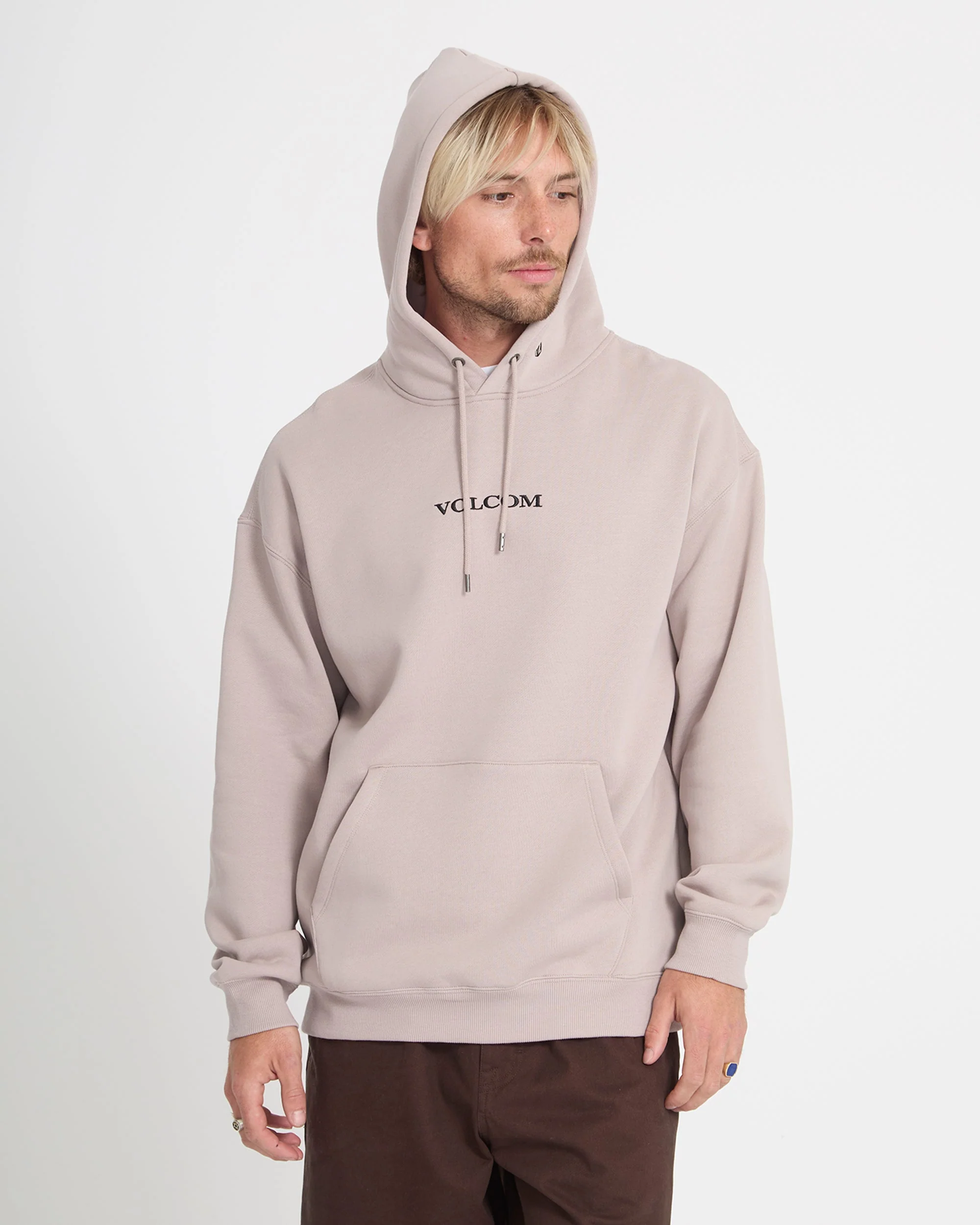 Volcom Stone Hoodie - Bark Brown - Image 6