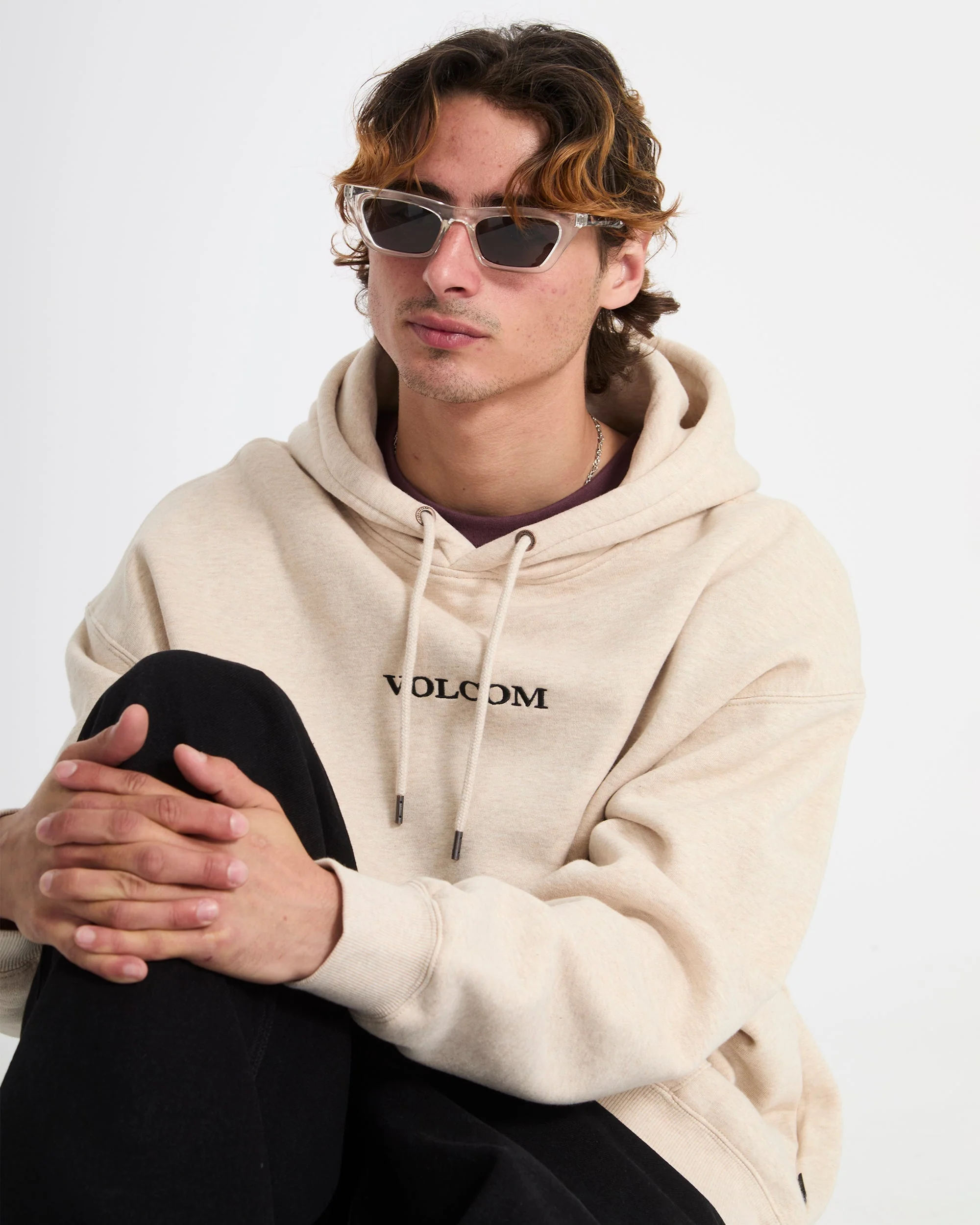 Volcom Stone Hoodie - Dust Heather - Image 6