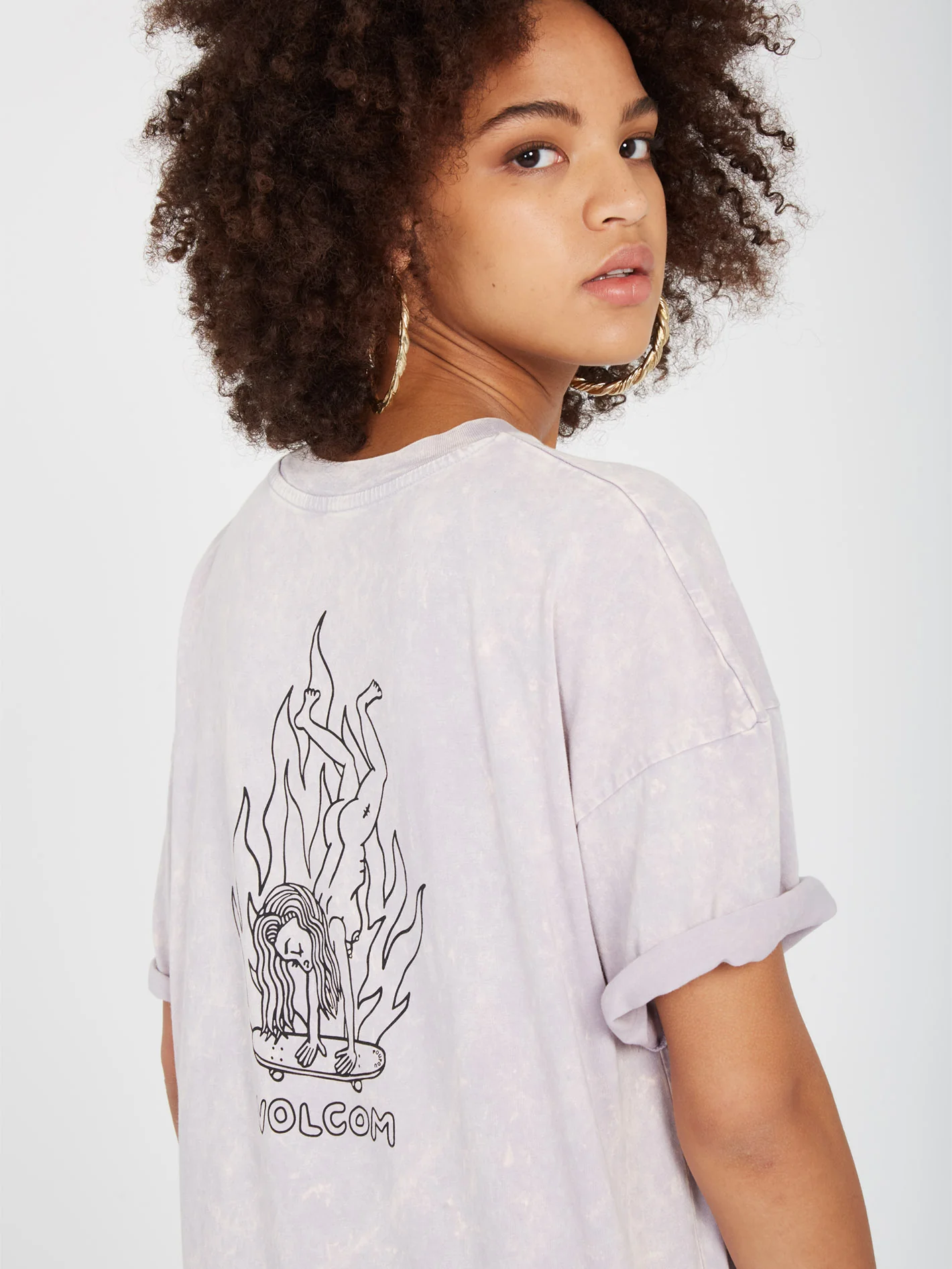 Voltrip T-shirt - LIGHT ORCHID - Image 6