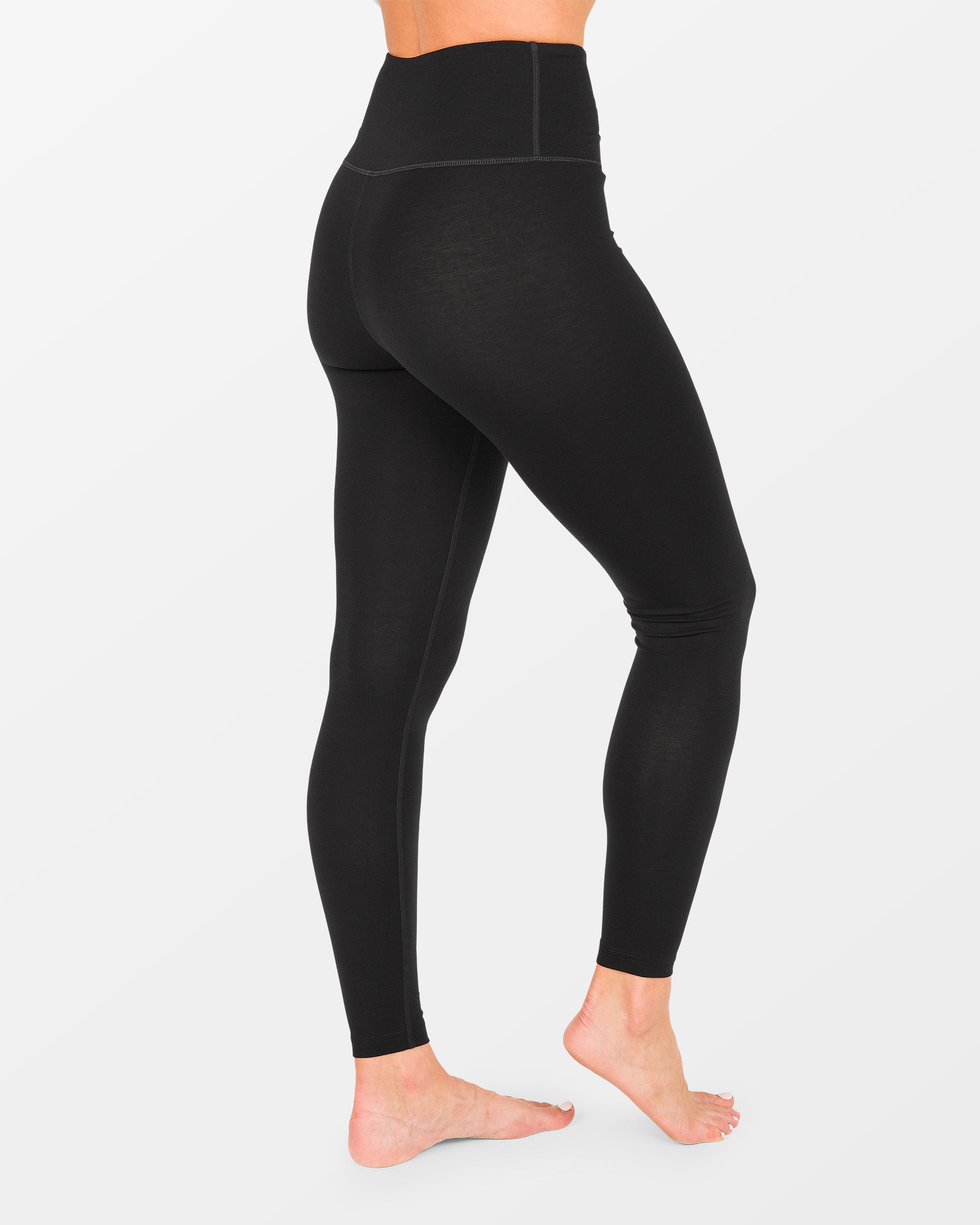 W Merino Blend Base Layer Legging - Black - Image 2