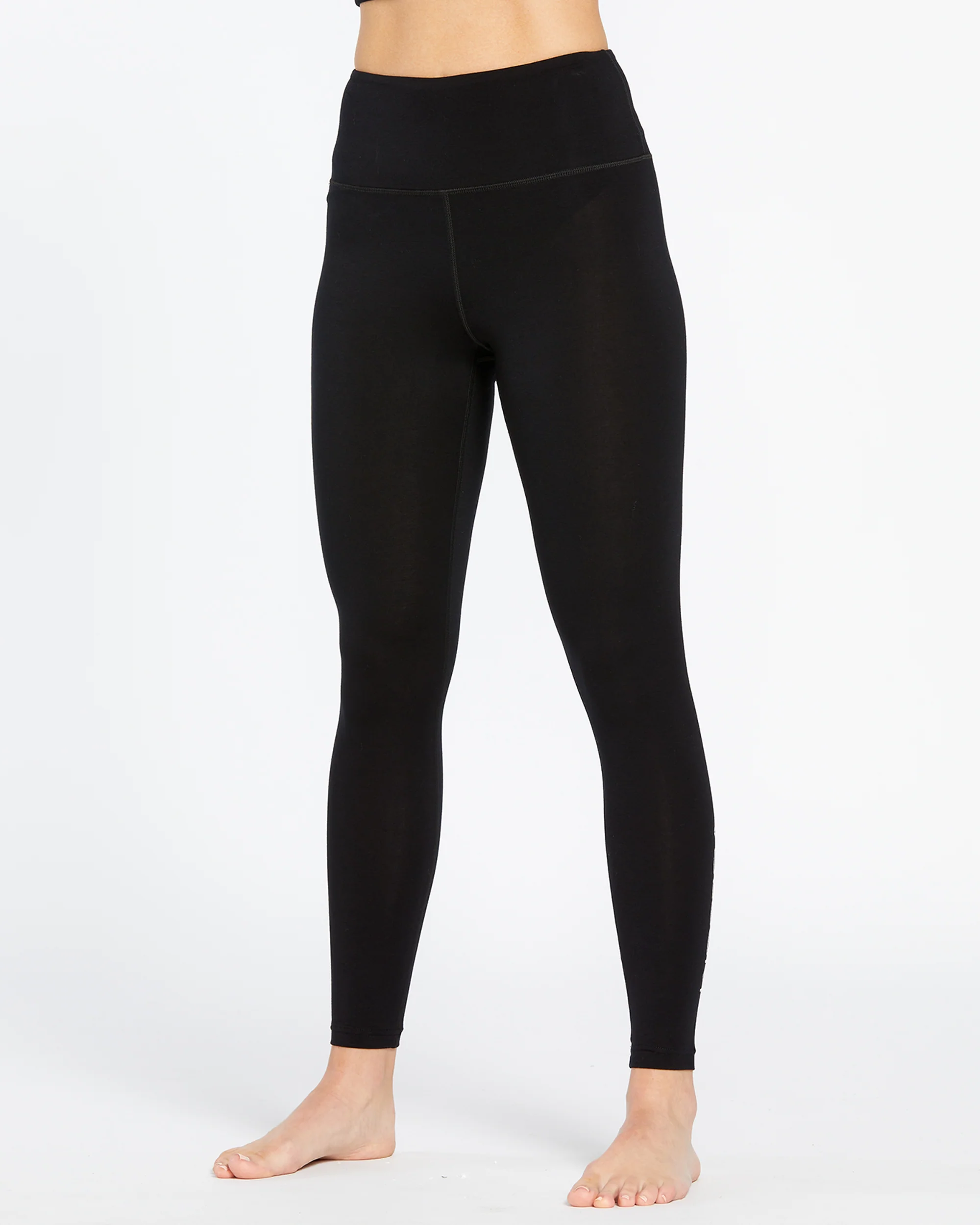 W Merino Blend Base Layer Legging - Black - Image 3