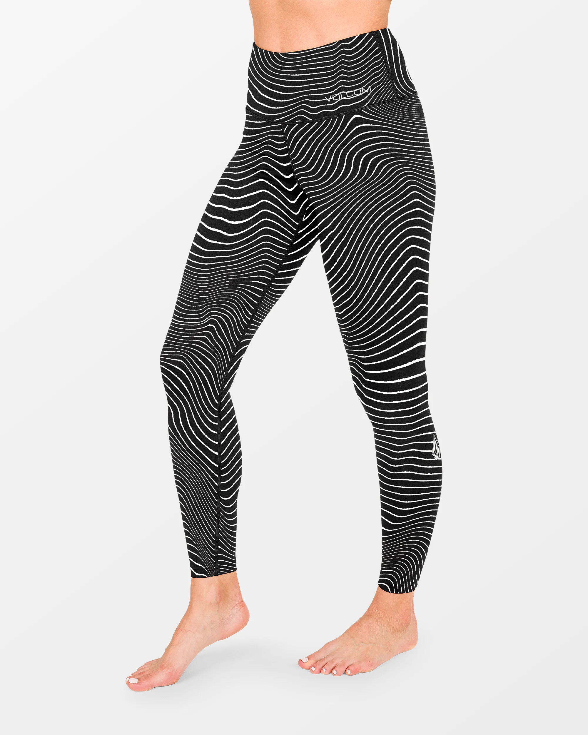 W V-Science Base Layer Legging - Black White - Image 5
