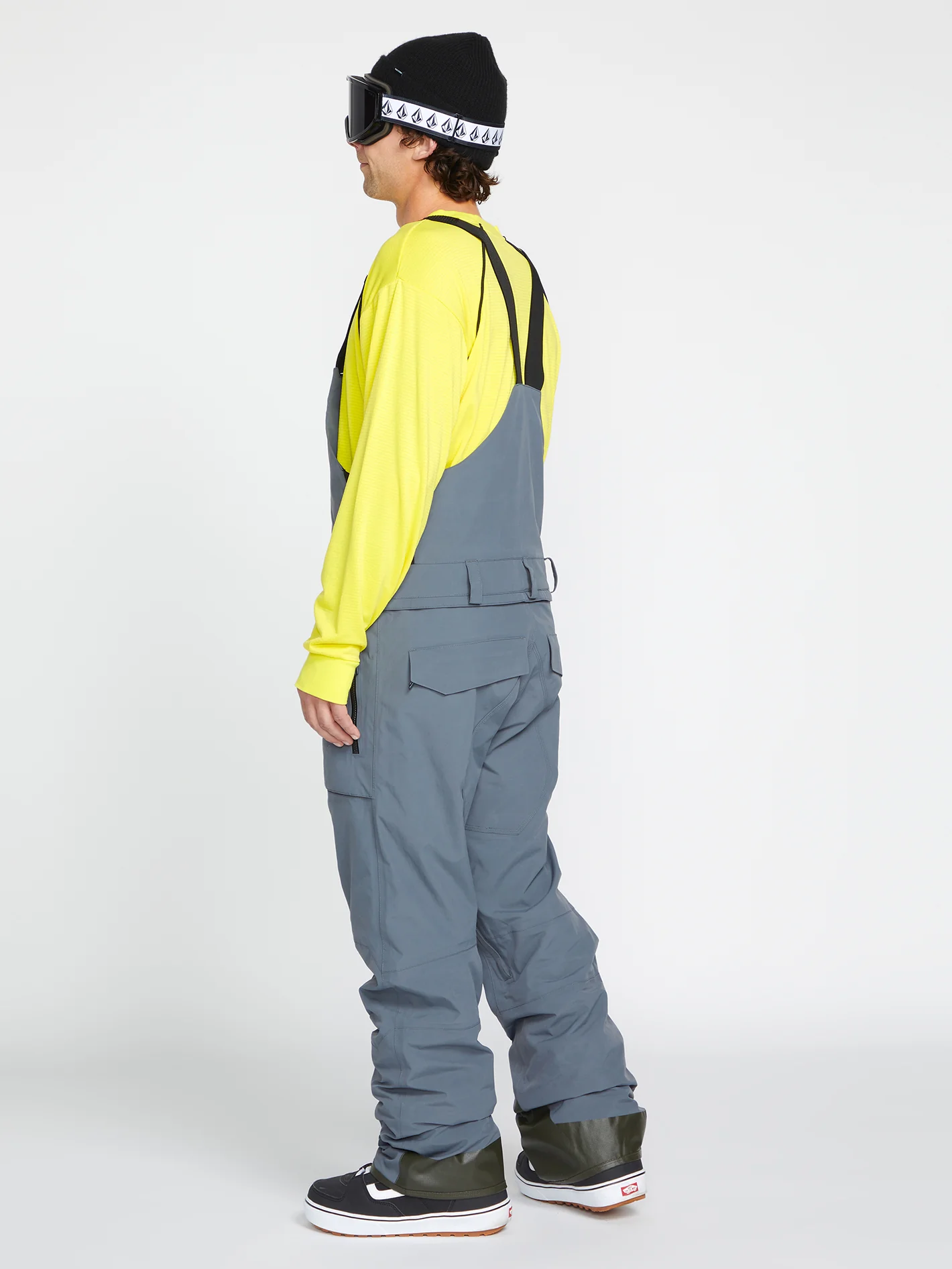 Waffle Backed Fleece Sweatshirt - Citron - Image 4