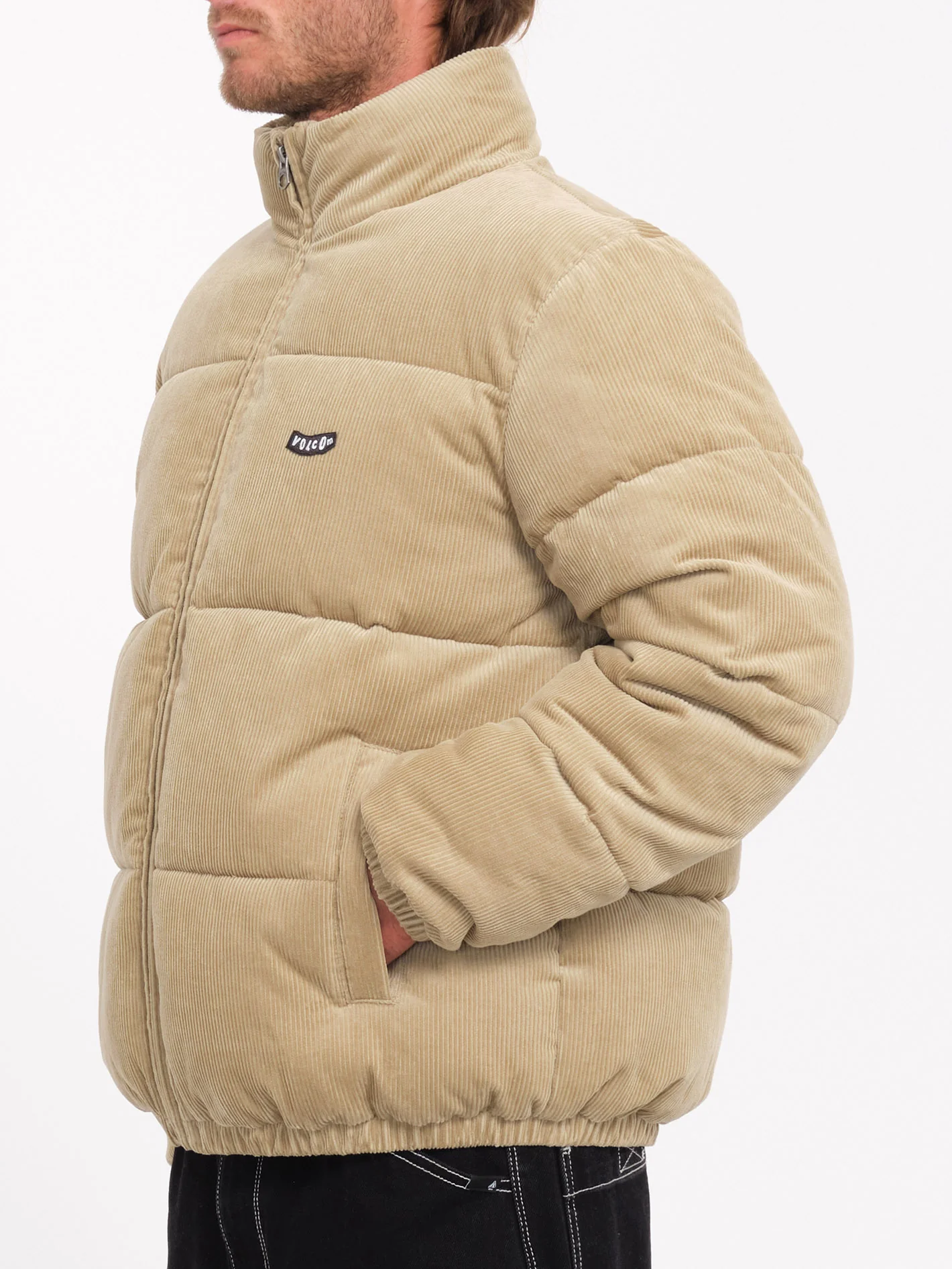 Walltz Corduroy Jacket - Khaki - Image 7