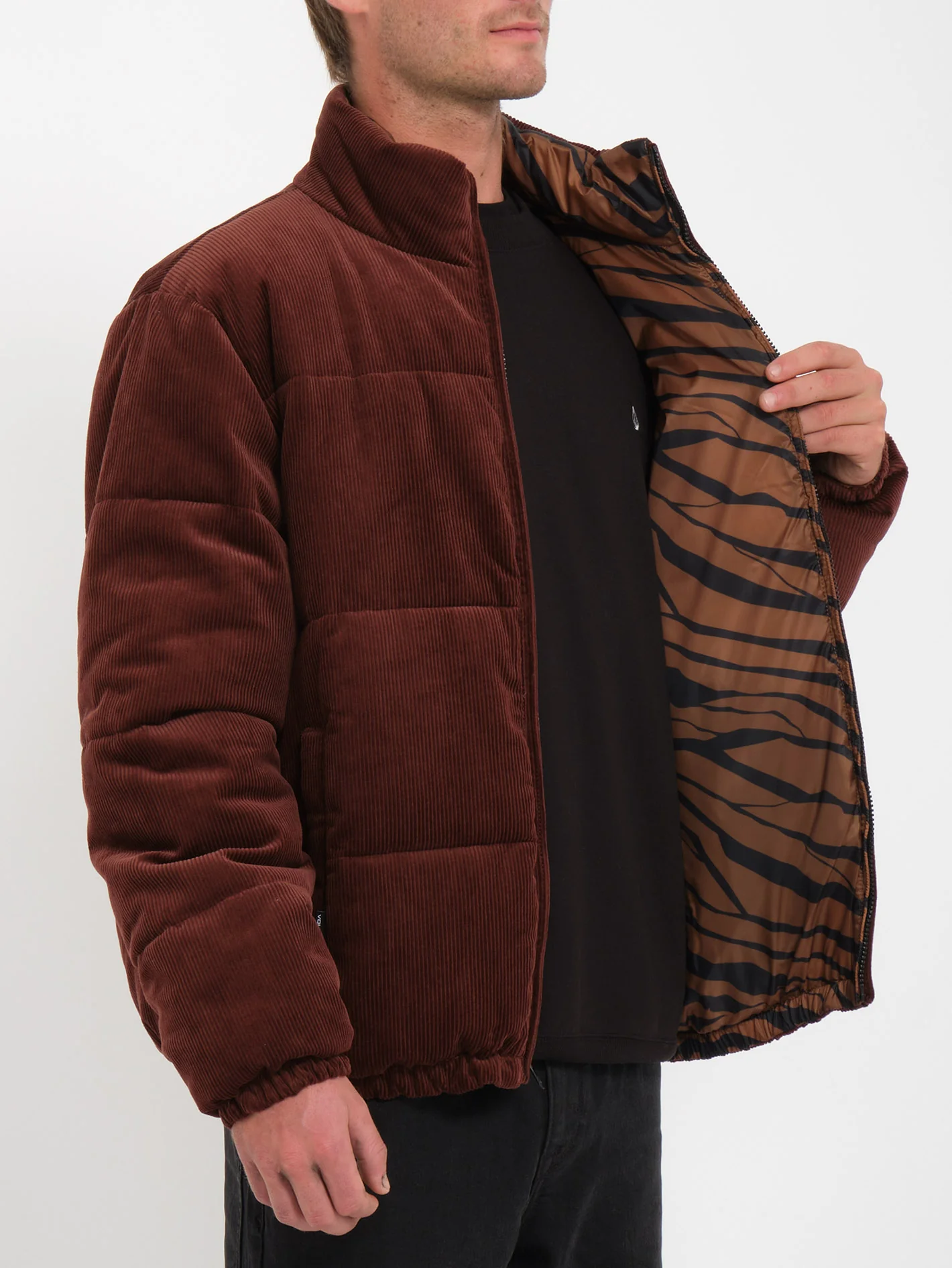 Walltz Corduroy Jacket (Reversible) - BITTER CHOCOLATE - Image 4