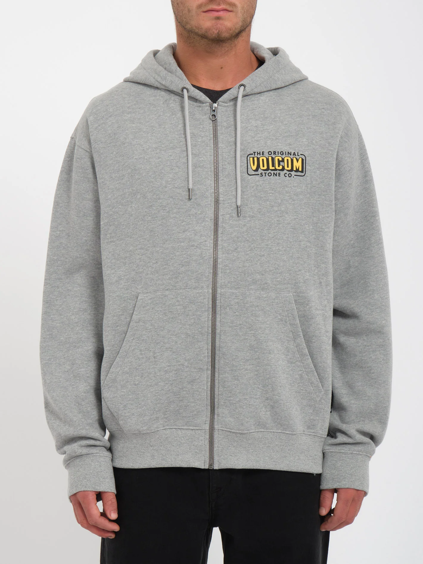 Watanite Zip Hoodie - HEATHER GREY