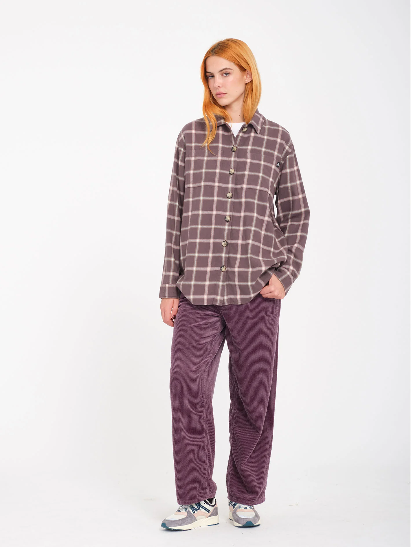 Weellow Corduroy Trousers - Vintage Violet - Image 7