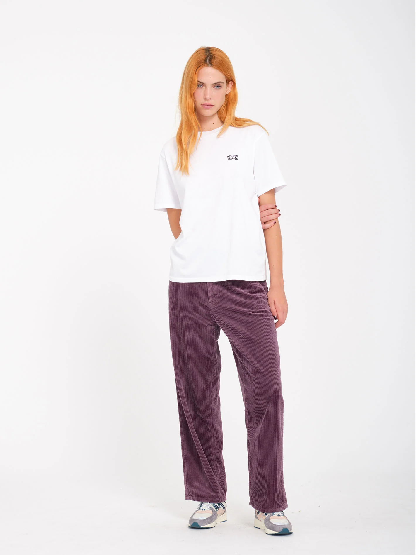 Weellow Corduroy Trousers - Vintage Violet - Image 9