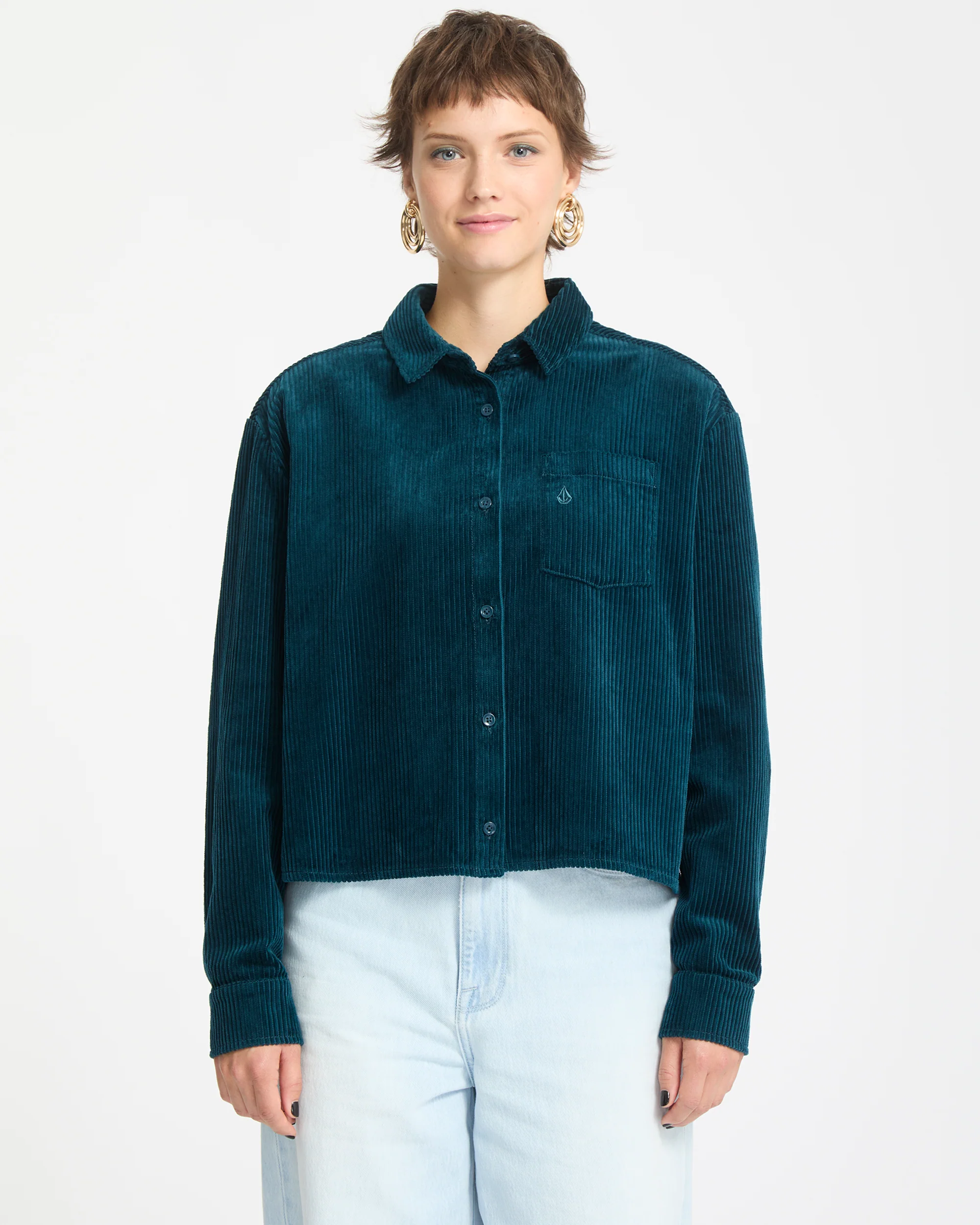Weellow Corduroy Shirt - Emerald Green