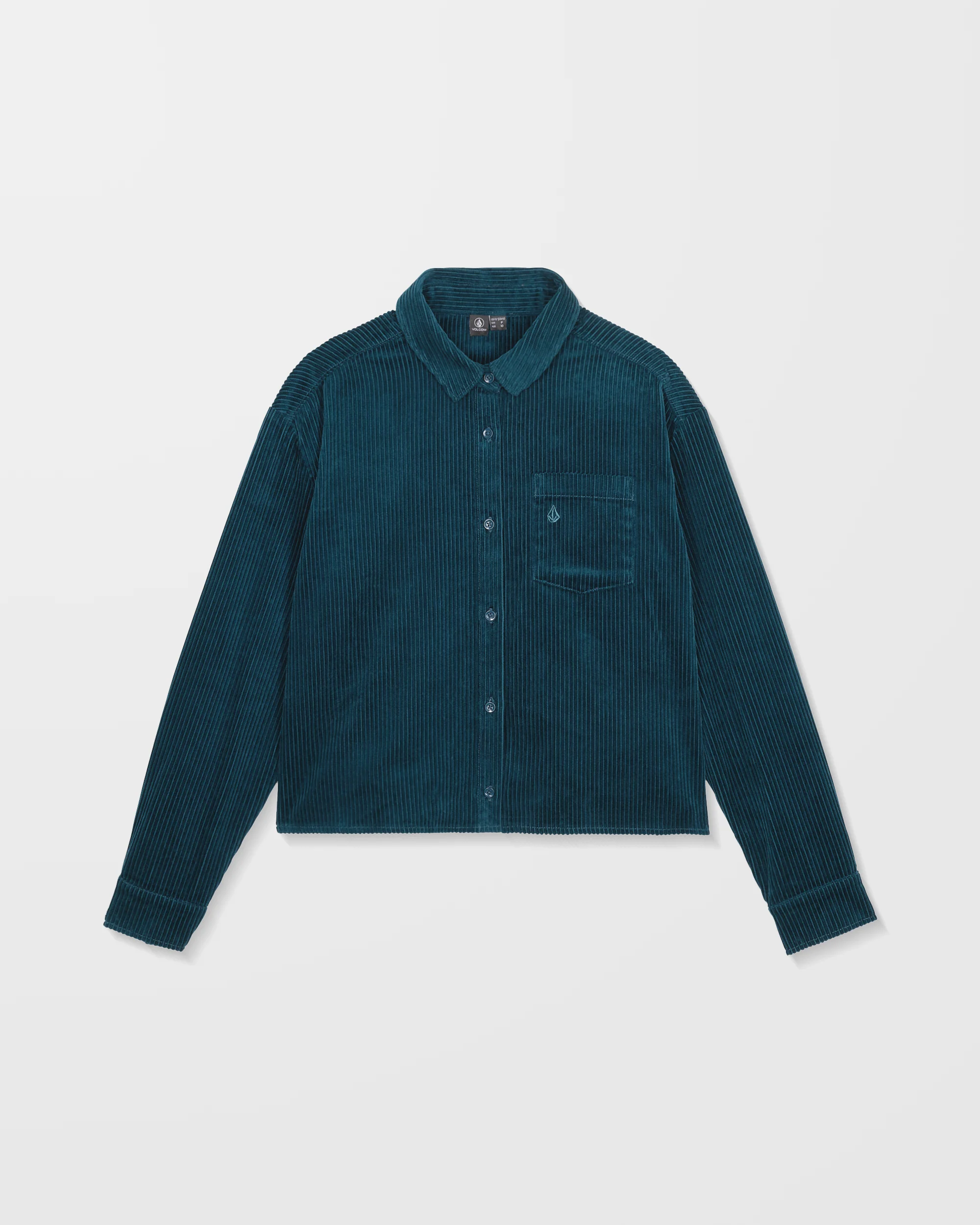 Weellow Corduroy Shirt - Emerald Green - Image 7