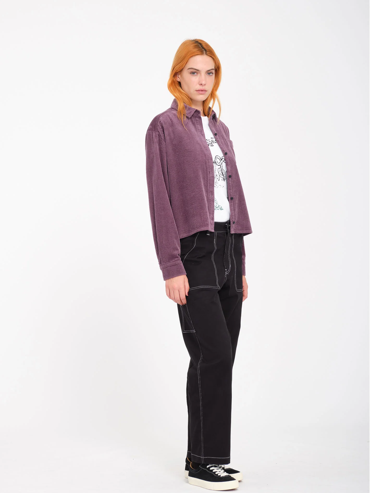 Weellow Corduroy Shirt - Vintage Violet - Image 5