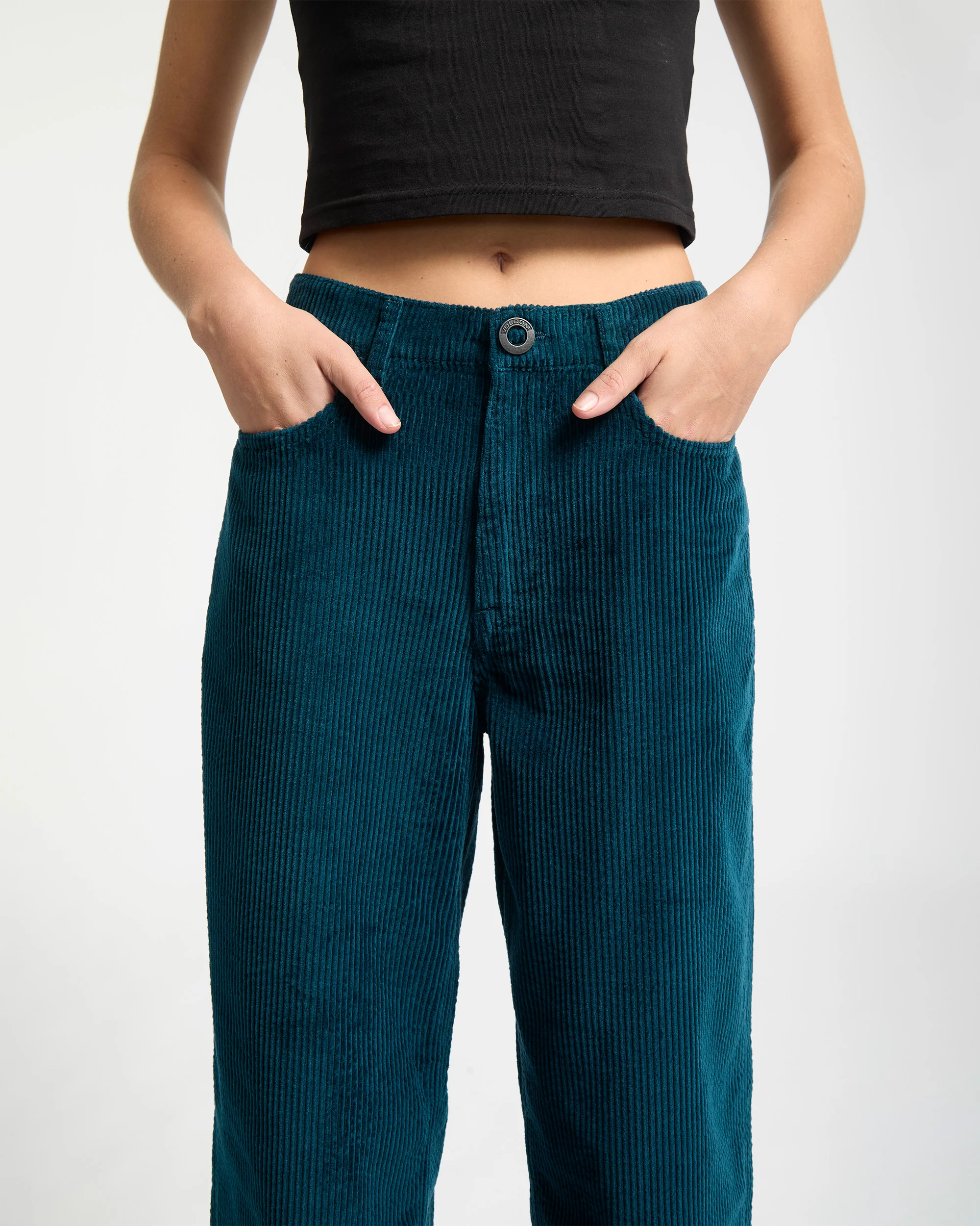 Weellow II Corduroy Trousers - Emerald Green - Image 5