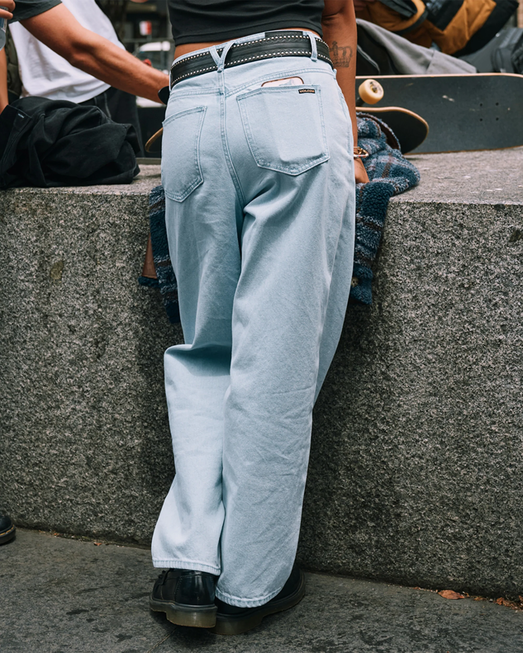 Weellow II Jeans - Bleached Aqua - Image 4