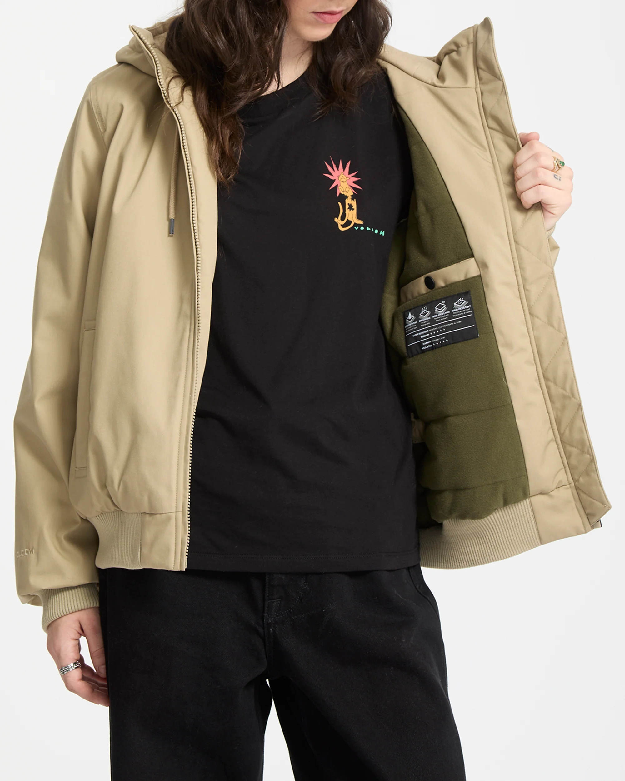 Wernan 10K Jacket - Khaki - Image 4