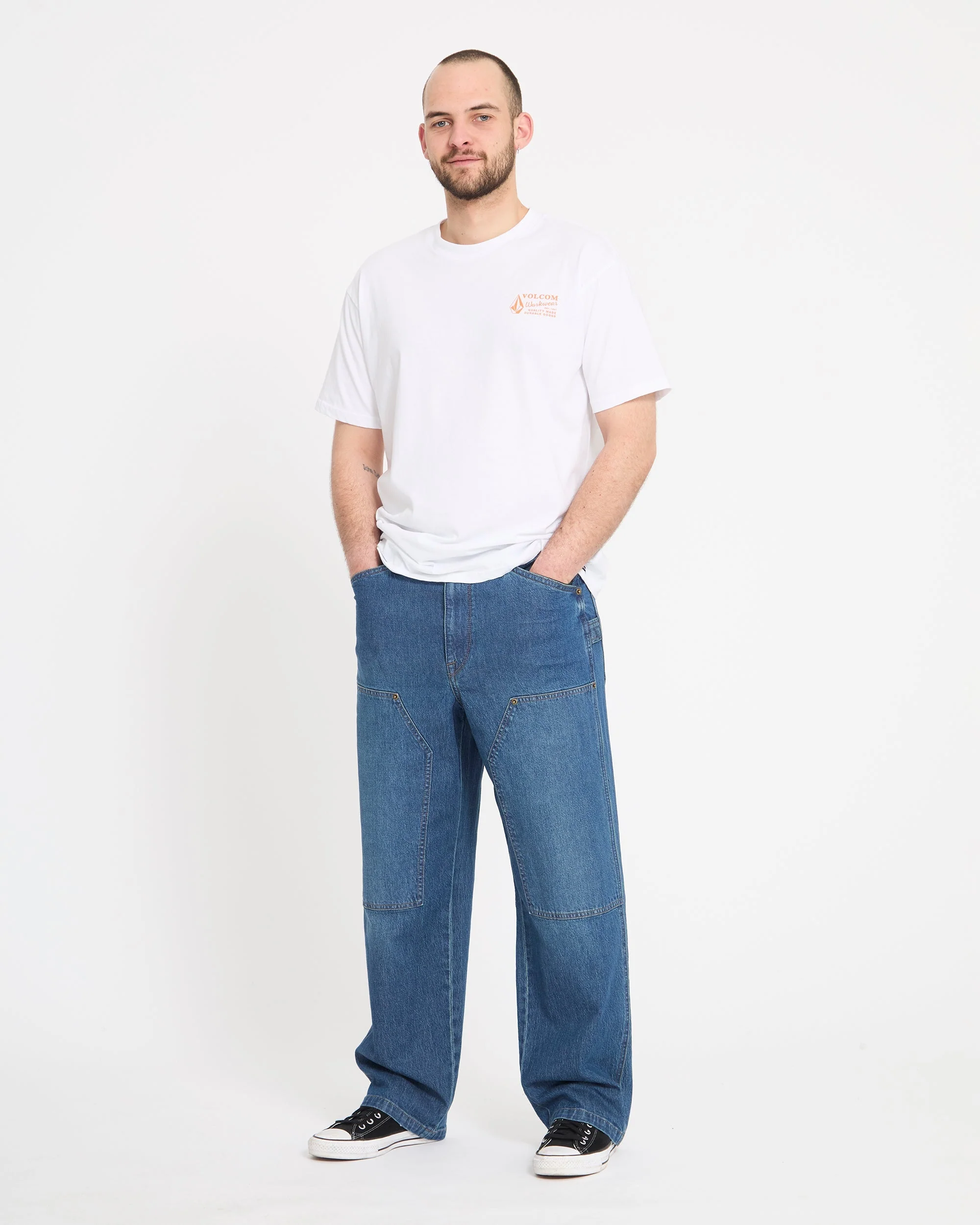 Work Carpenter Jeans - Park Blue - Image 8