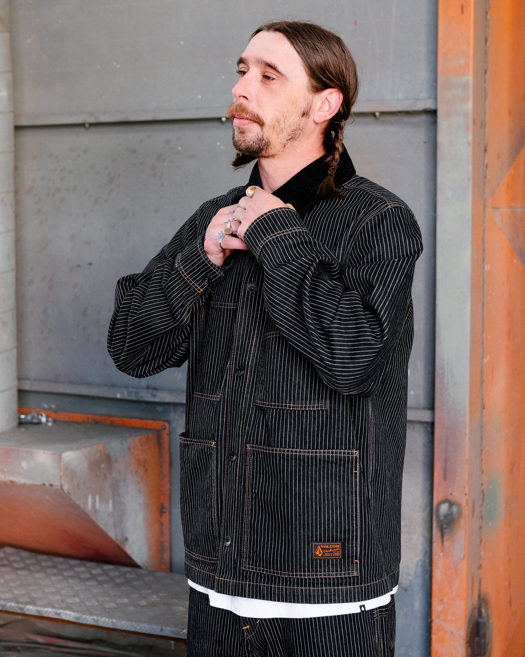 Work Dialed Jacket - Black Stripe - Image 5