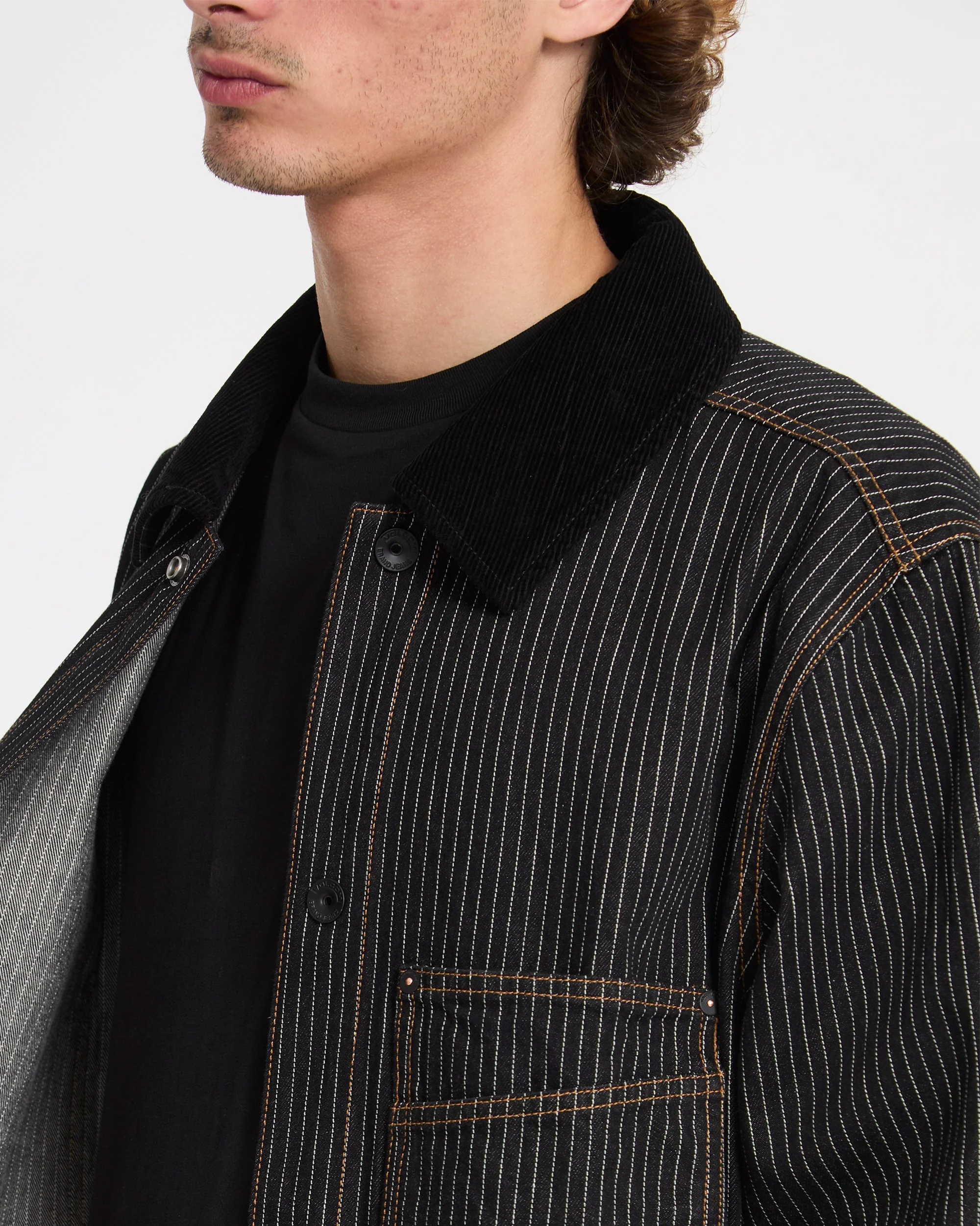 Work Dialed Jacket - Black Stripe - Image 6