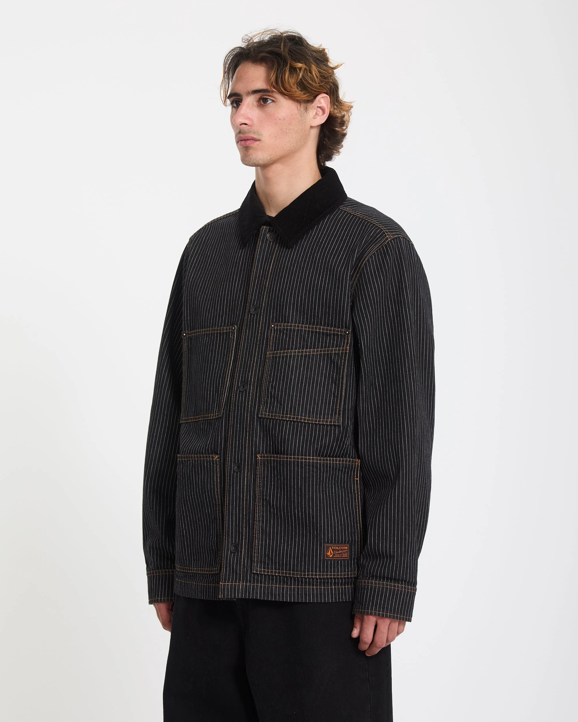 Work Dialed Jacket - Black Stripe - Image 8