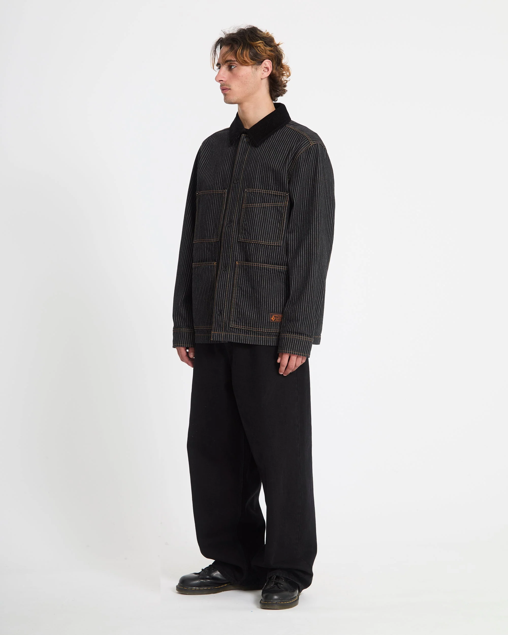 Work Dialed Jacket - Black Stripe - Image 9
