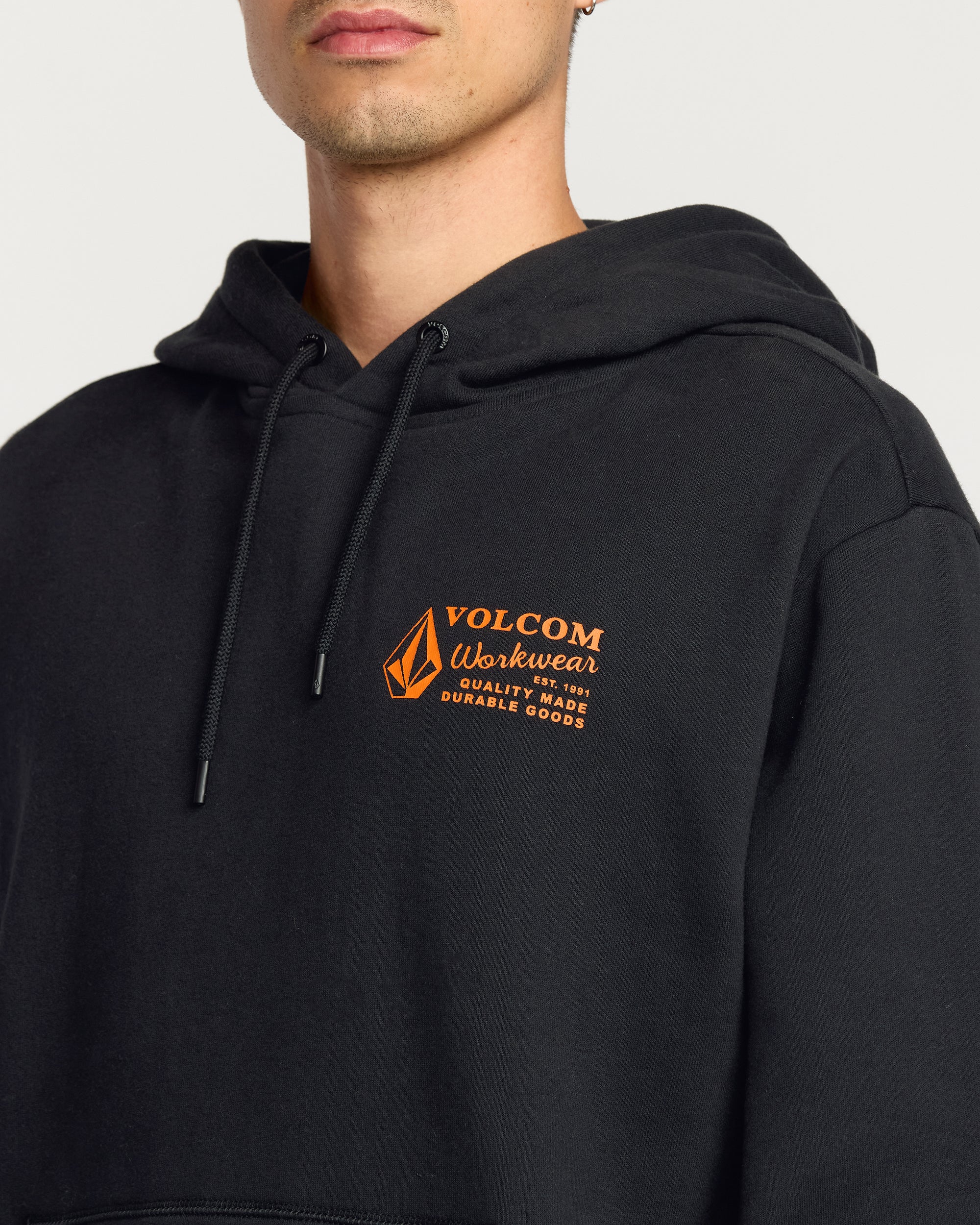 Workwear Hoodie - Black - Image 3