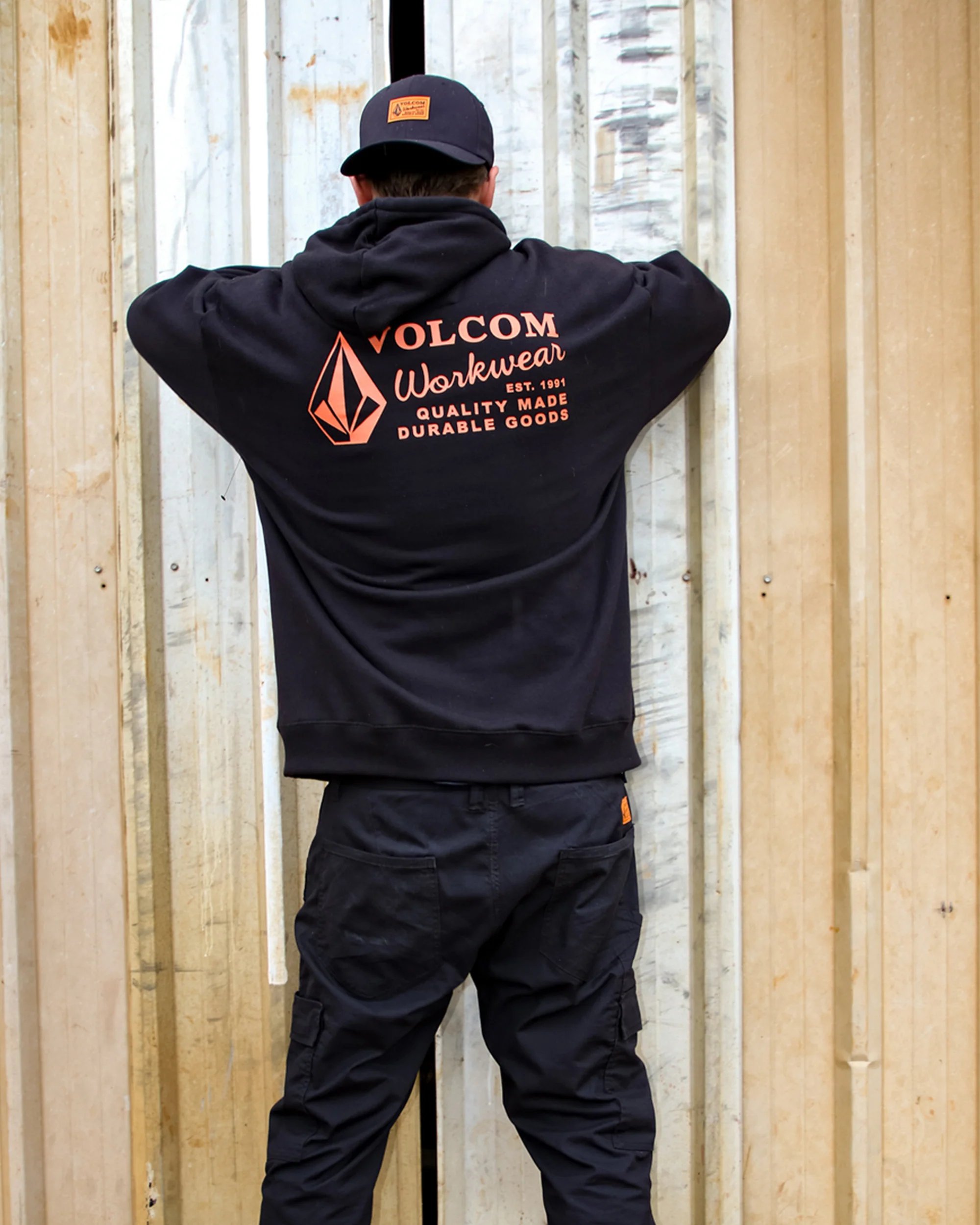 Workwear Hoodie - Black - Image 4