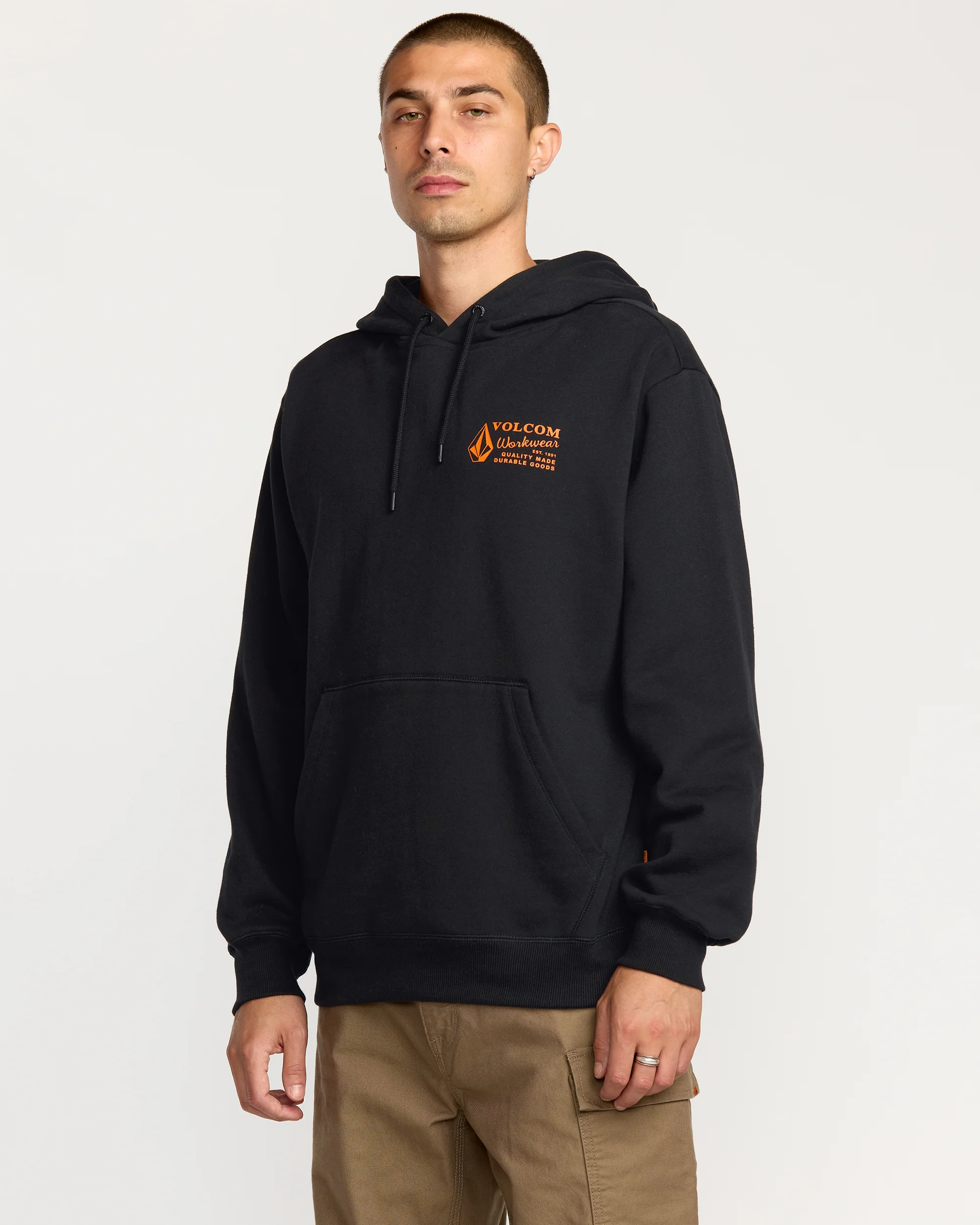 Workwear Hoodie - Black - Image 6