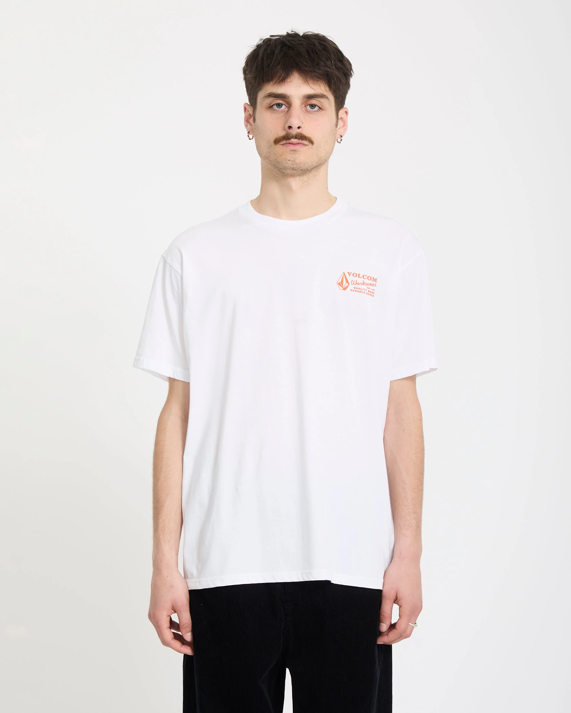 Workwear T-Shirt - White Combo - Image 2