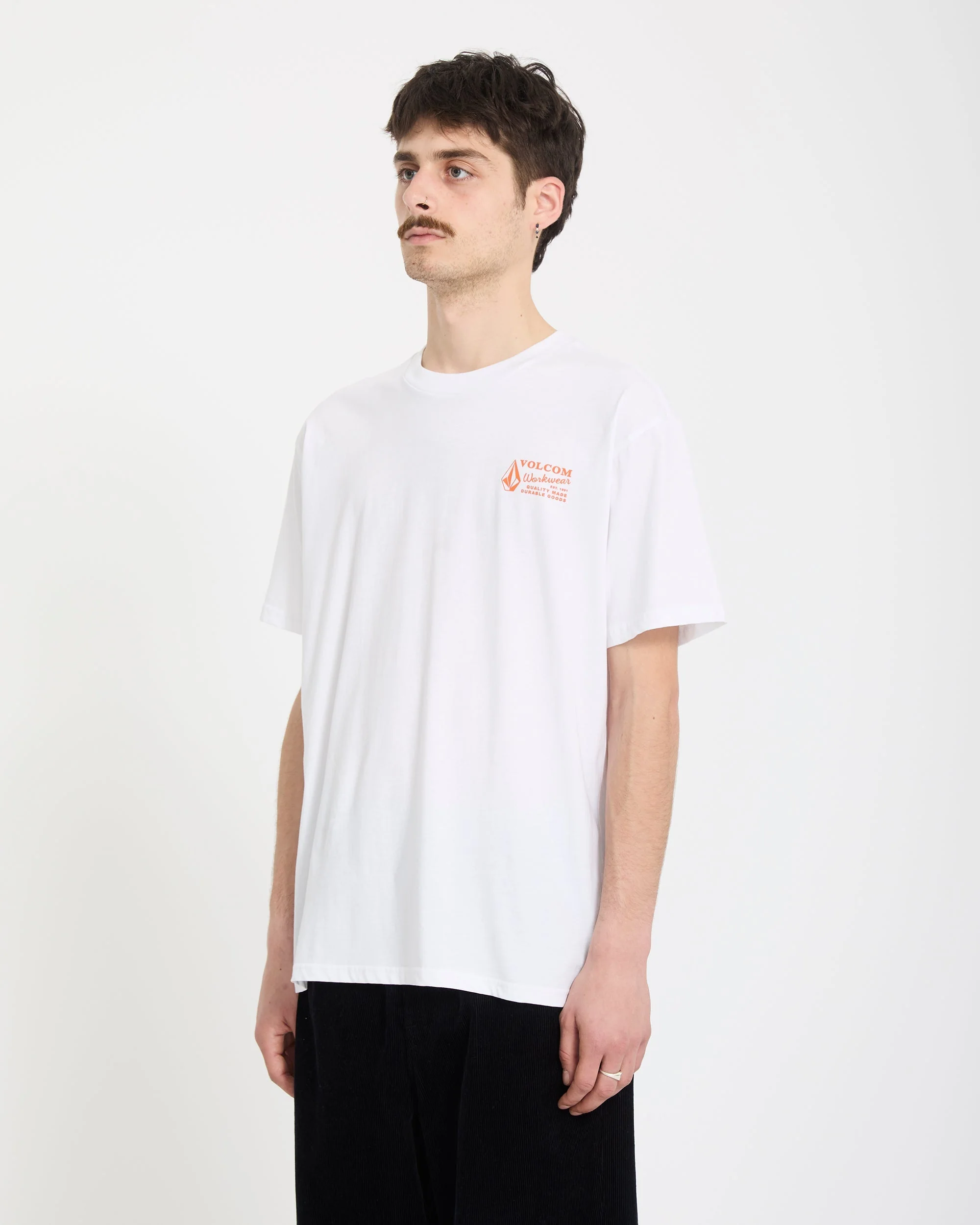 Workwear T-Shirt - White Combo - Image 6