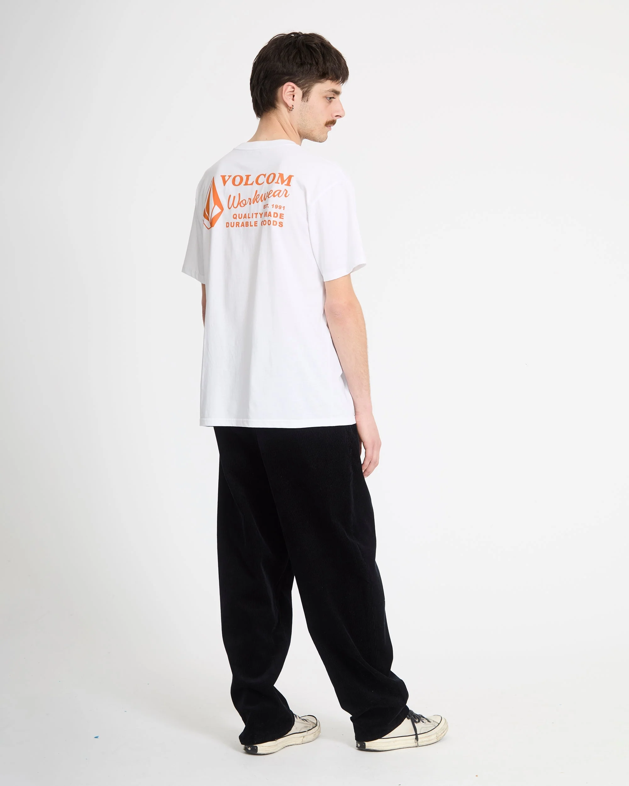 Workwear T-Shirt - White Combo - Image 8