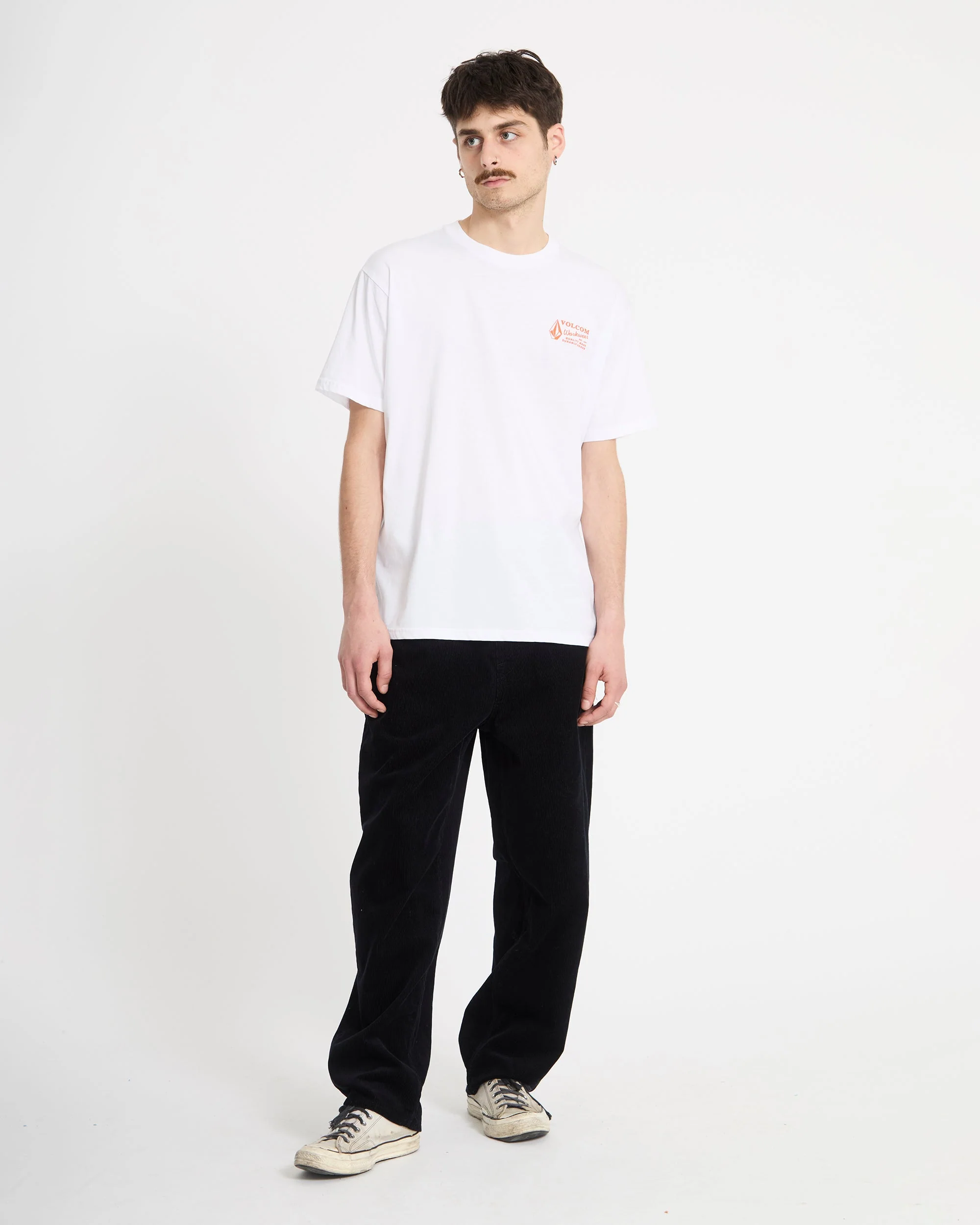 Workwear T-Shirt - White Combo - Image 9