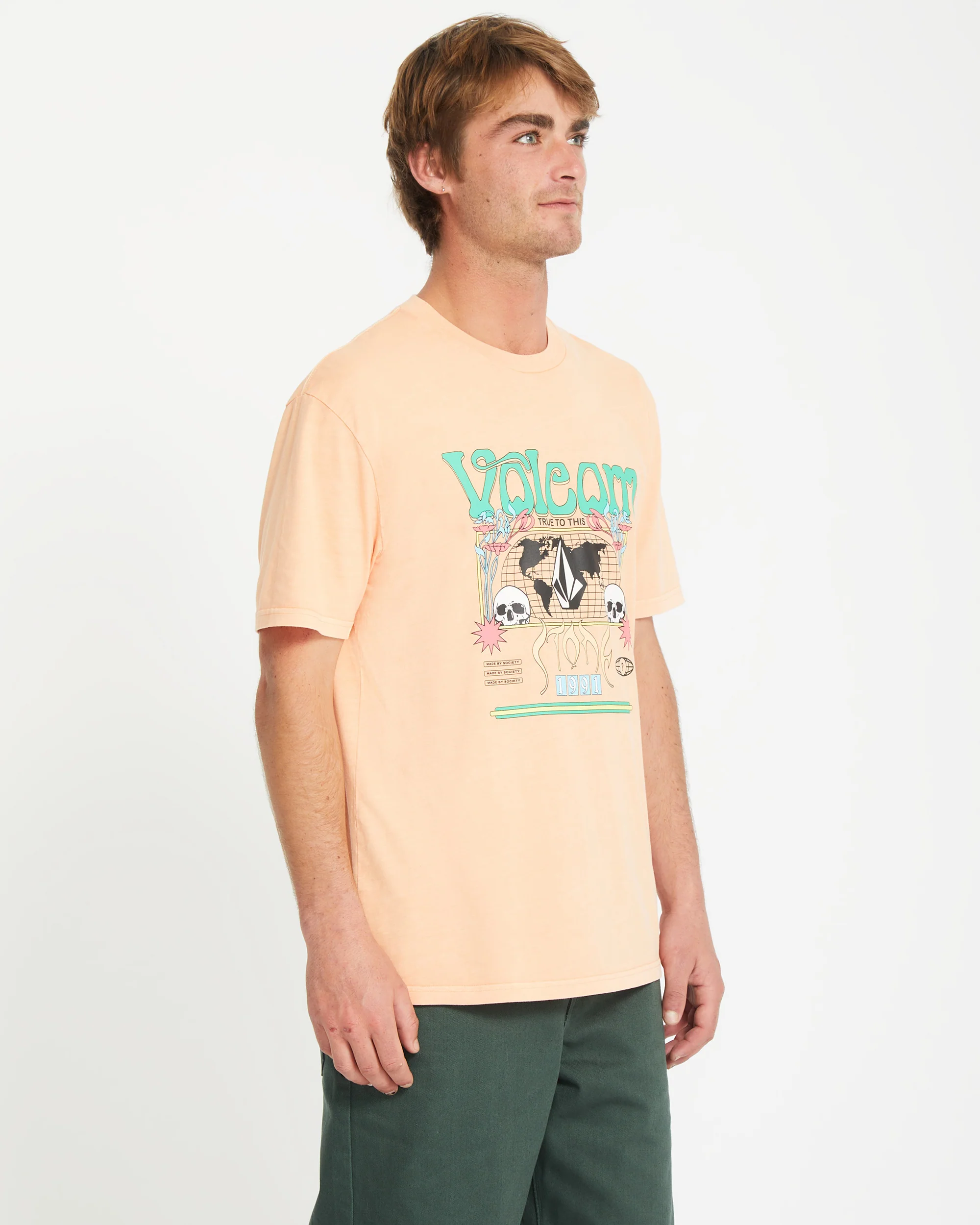 Worldly T-shirt - PALE PEACH - Image 5