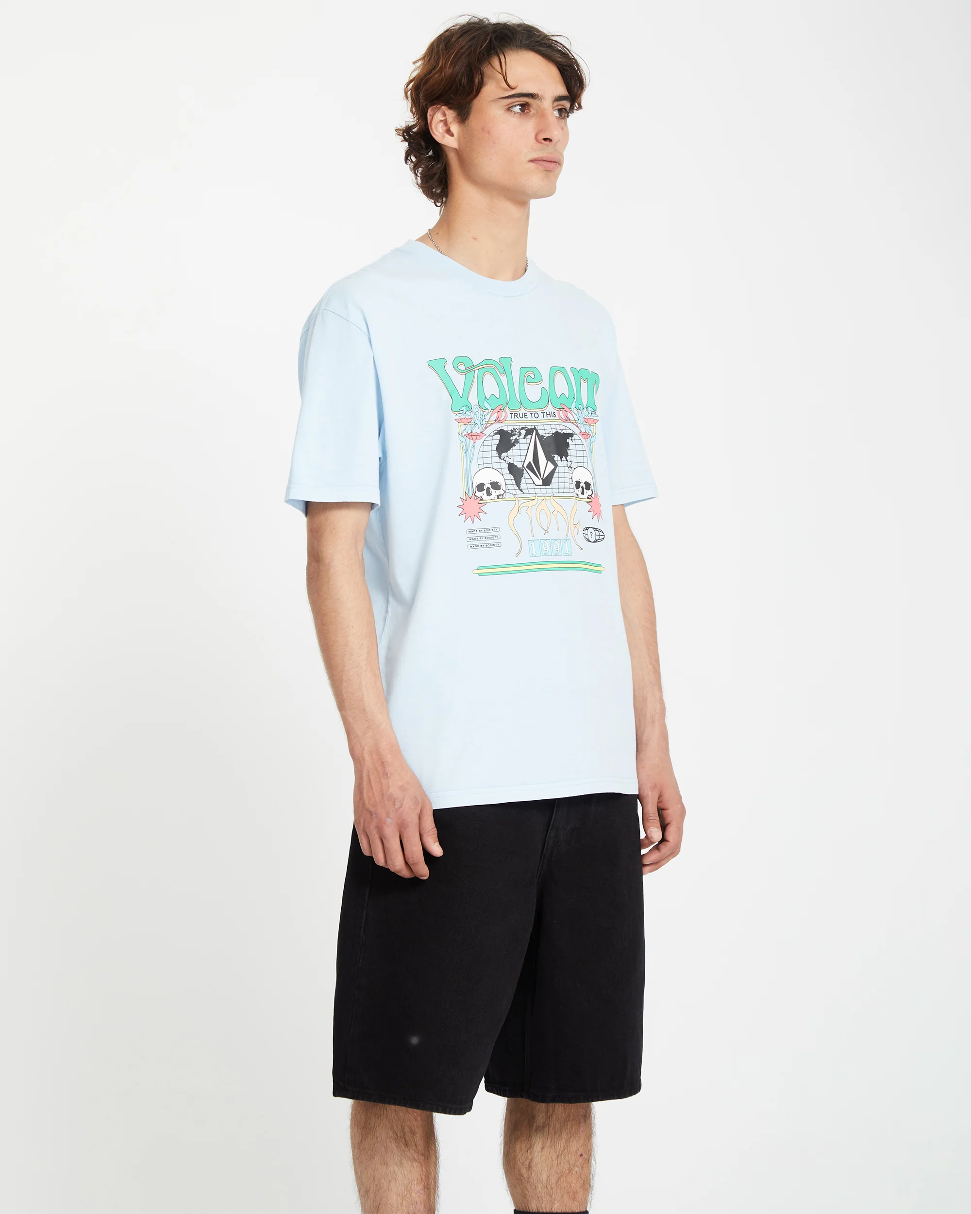 Worldly T-shirt - CAROLINA BLUE - Image 3