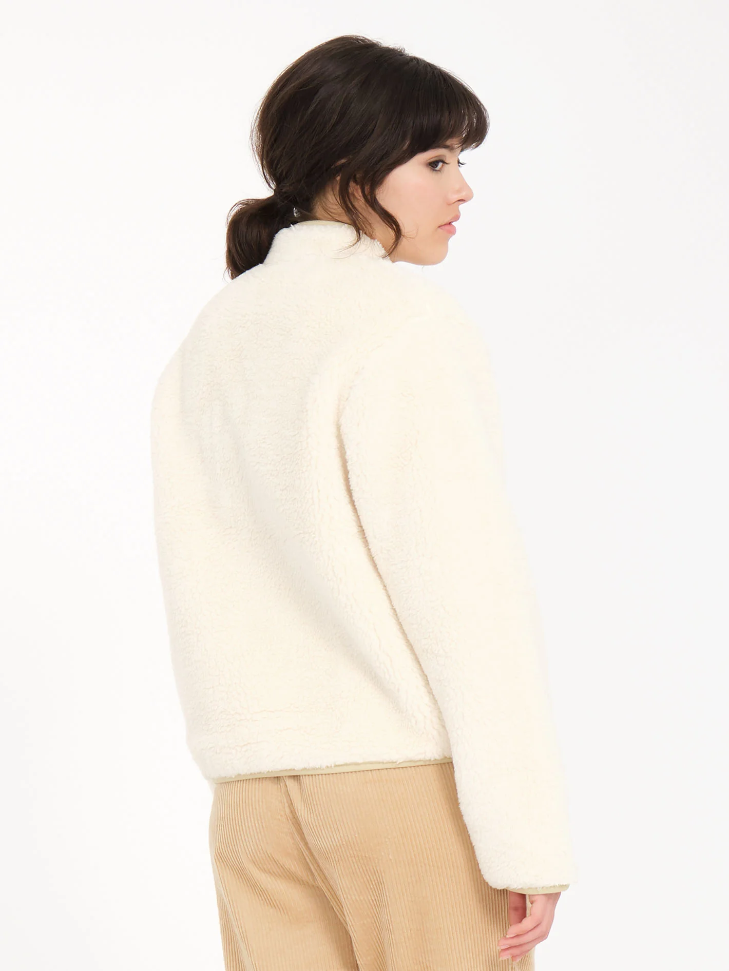Wuzer Fuzzar Sherpa Sweatshirt - Cloud - Image 2