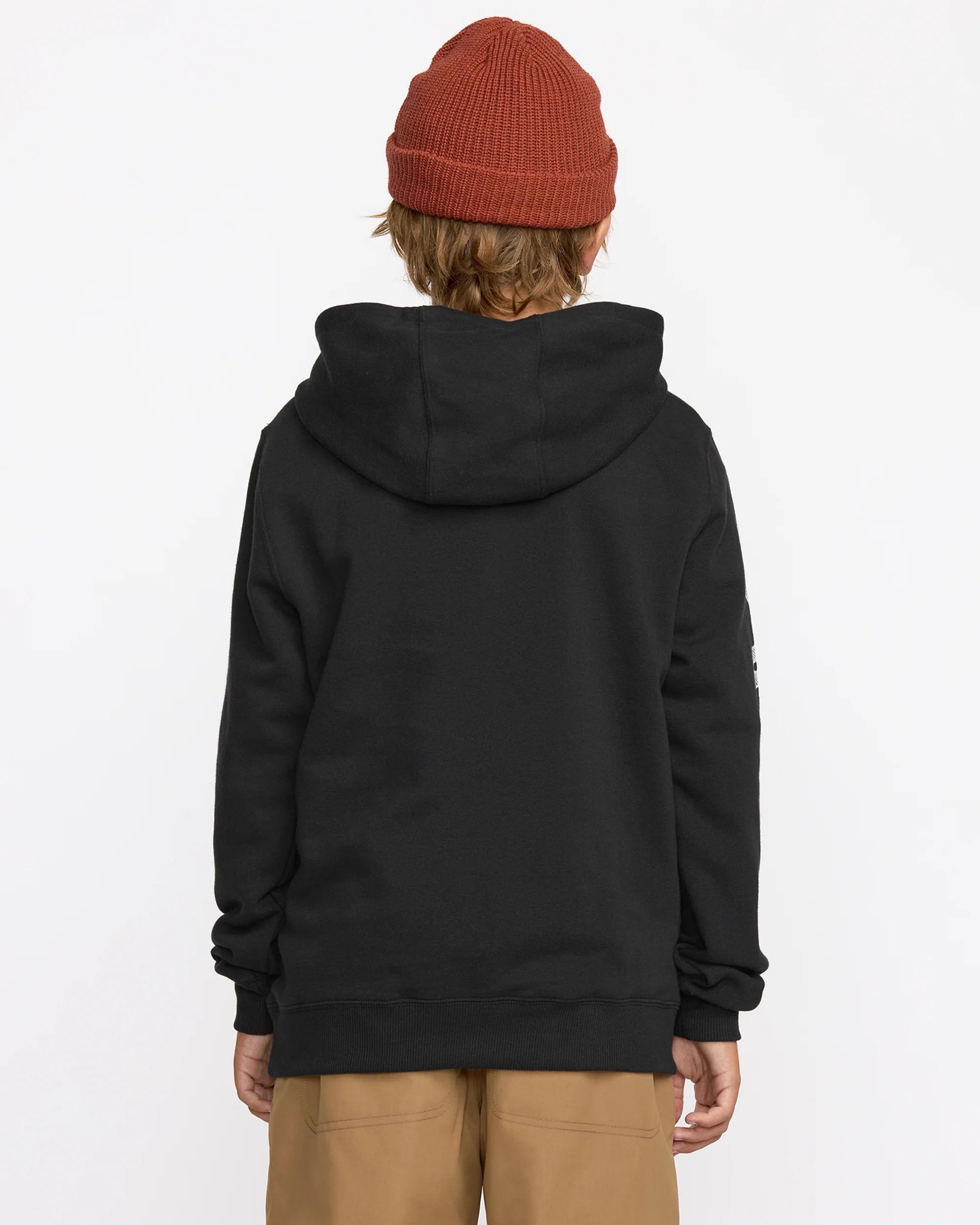 Youth Essential Hoodie - Black - Image 2