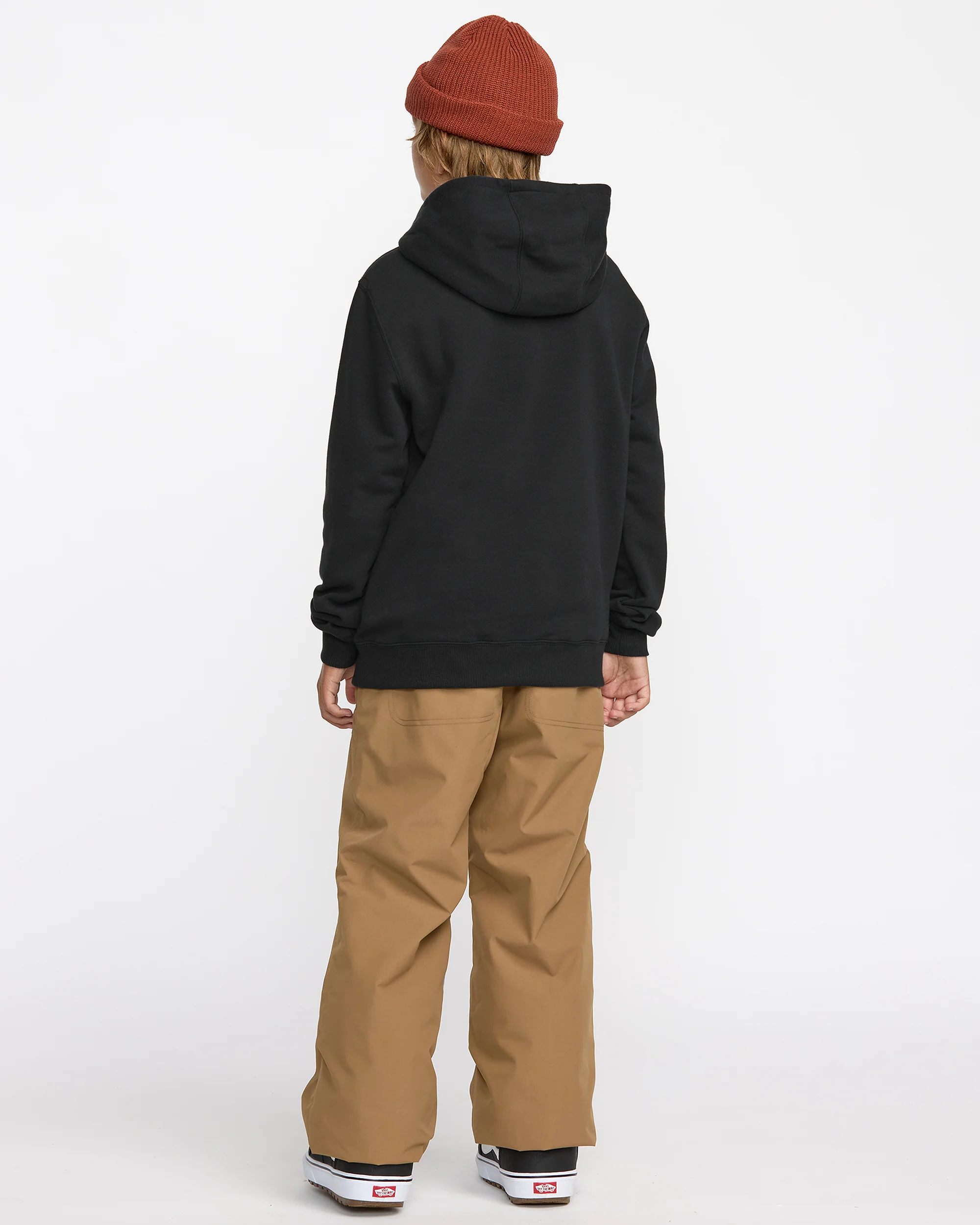 Youth Essential Hoodie - Black - Image 4