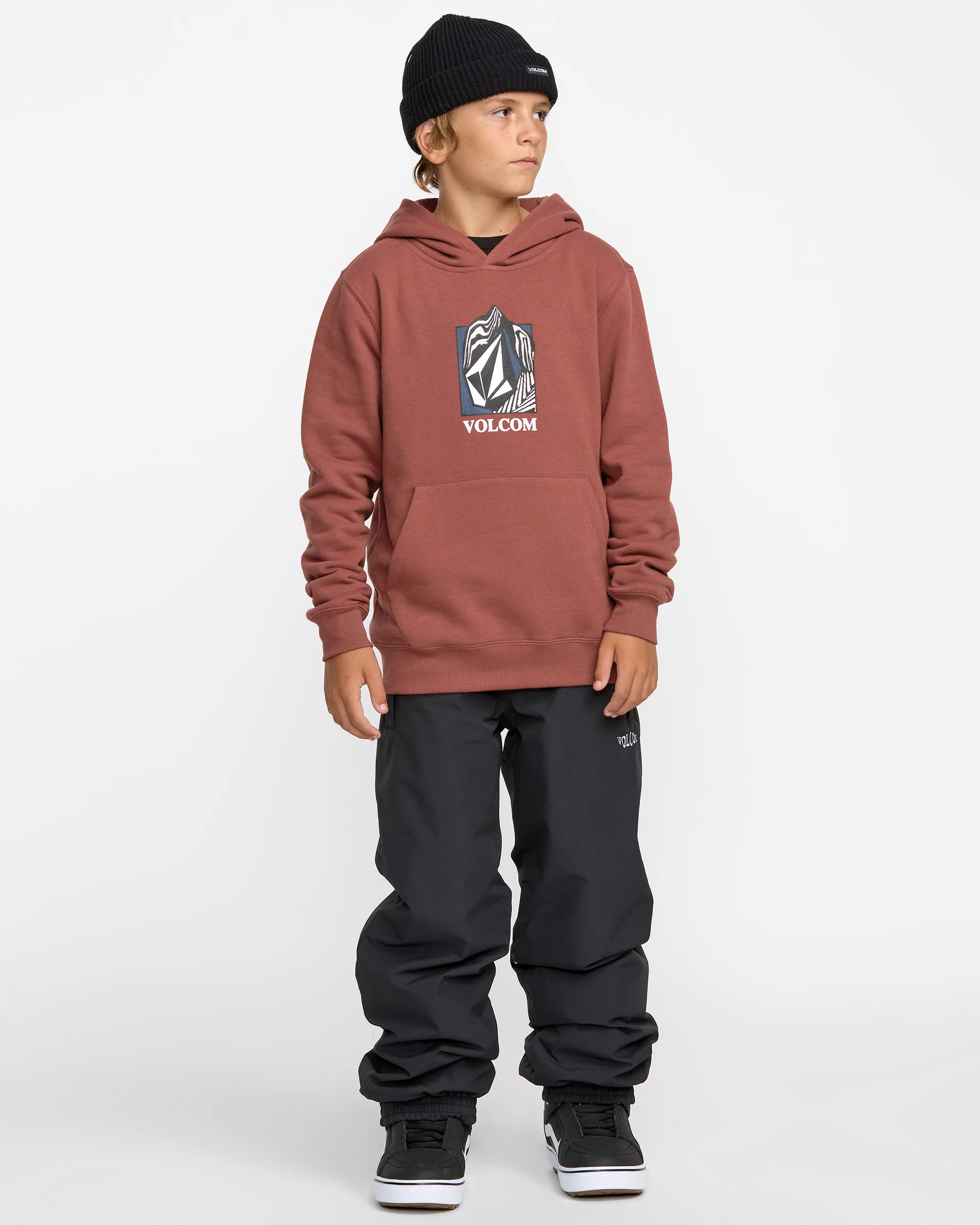 Youth Essential Hoodie - Henna - Image 3