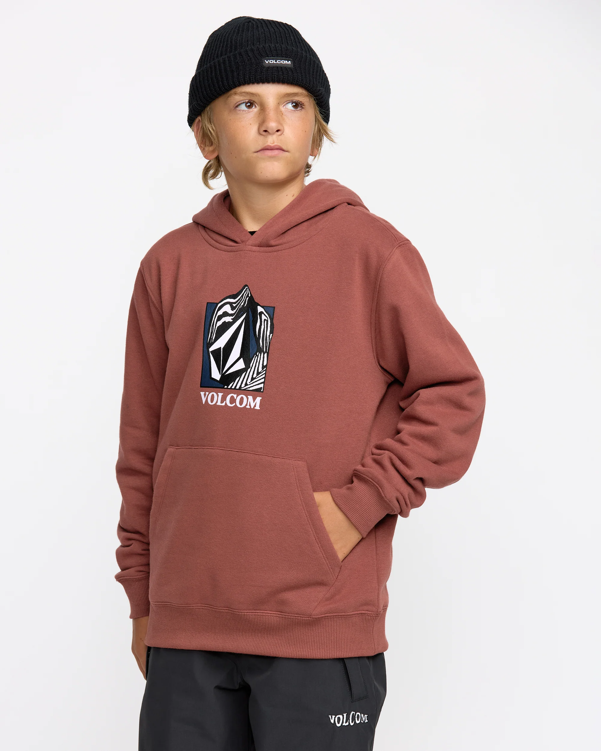 Youth Essential Hoodie - Henna - Image 5