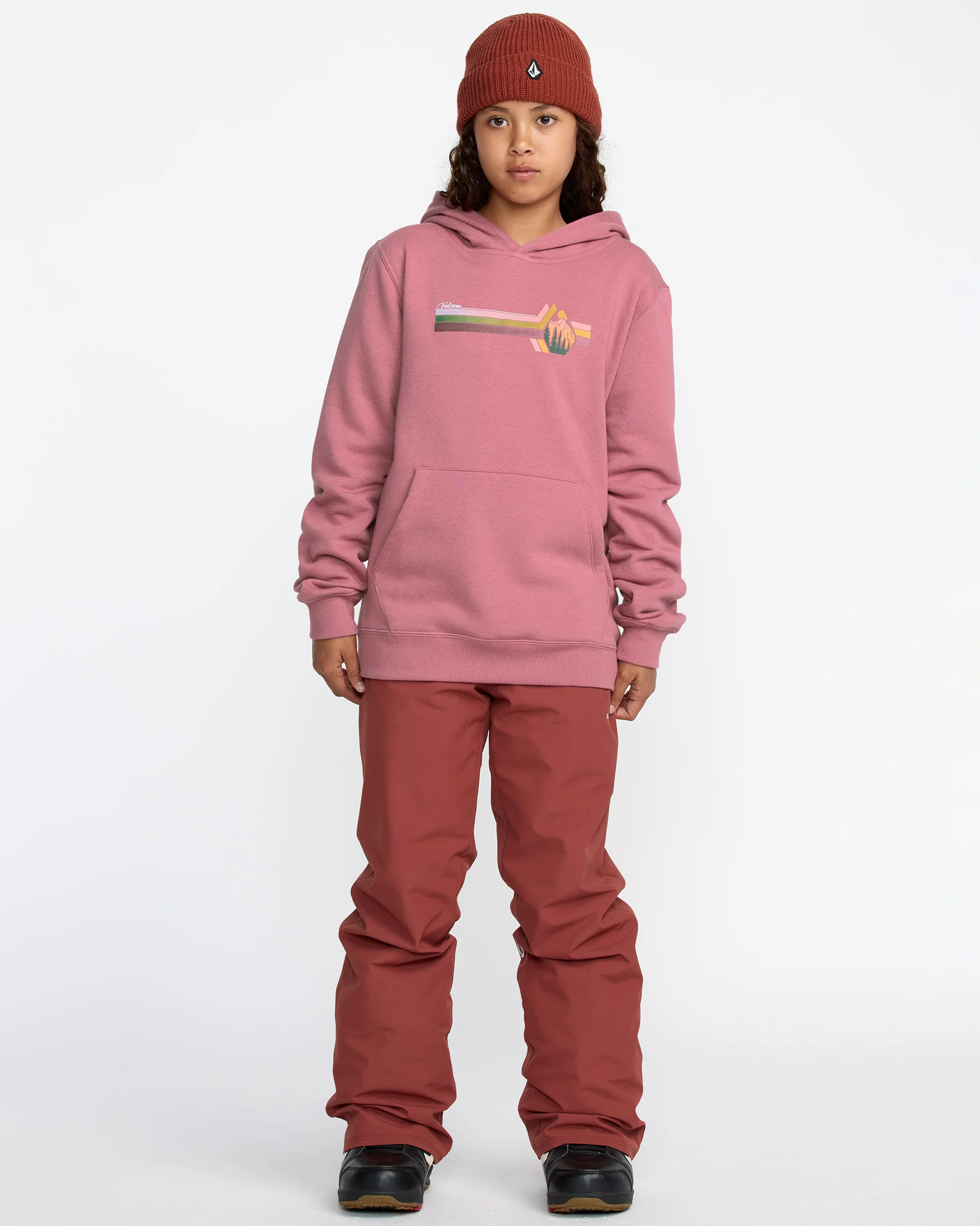 Youth Essential Hoodie - Mesa Rose - Image 3