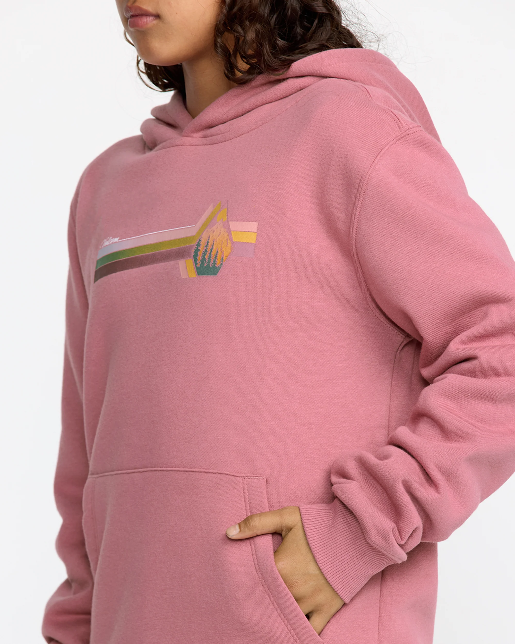 Youth Essential Hoodie - Mesa Rose - Image 5